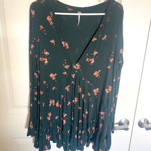 Free People Olivia Printed Tunic - Small (NWOT) - Picture 5 of 8
